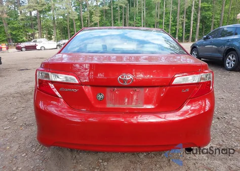 2012 Toyota Camry Le z USA, uszkodzony, nr VIN 4T4BF1FKXCR191253